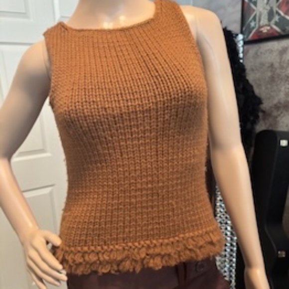 Knit Sleeveless Wool Sweater by BCBG - Picture 5 of 8